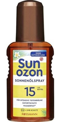 Sun Ozon 15 Faktör Vücut İçin Bronzlaştırıcı Yağ 150 ml
