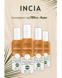 Incıa Vücut İçin Bronzlaştırıcı Yağ 4x150 ml