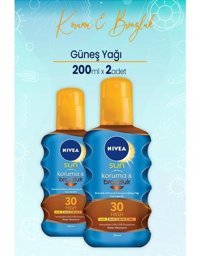 Nivea Sun Vücut İçin Bronzlaştırıcı Yağ 2x200 ml