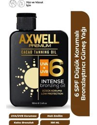 Axwell 6 Faktör Vücut İçin Bronzlaştırıcı Yağ 100 ml