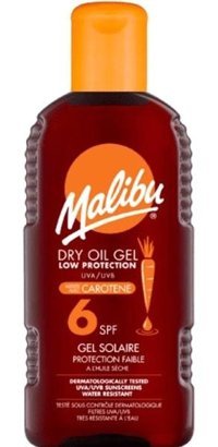 Malibu 6 Faktör Vücut İçin Bronzlaştırıcı Jel 200 ml