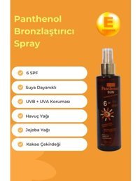 Panthenol Havuç Yağı-Jojoba Yağı 6 Faktör Vücut İçin Bronzlaştırıcı Yağ 10 ml
