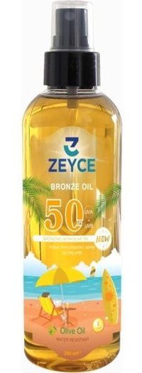 Zeyce 50 Faktör Vücut İçin Bronzlaştırıcı Yağ 200 ml