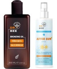 Dr. Bee Hindistan Cevizi Yağı-Kakao Yağı Vücut İçin Bronzlaştırıcı Yağ 200 ml