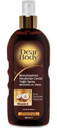 Dear Body Vücut İçin Bronzlaştırıcı Yağ 200 ml
