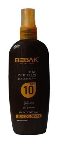 Bebak 10 Faktör Vücut İçin Bronzlaştırıcı Yağ 150 ml