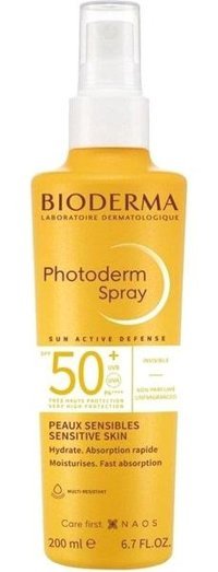 Bioderma 50 Faktör Vücut İçin Bronzlaştırıcı Sprey 200 ml