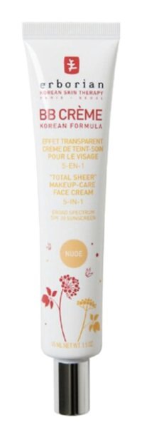Erborian Korean Formula Nude Tüm Ciltler İçin BB Krem Açık Ton