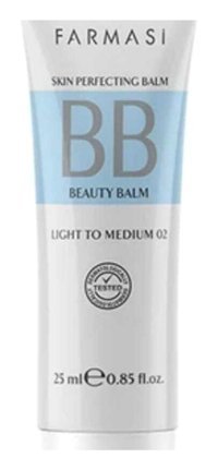 Farmasi Light To Medium 02 Tüm Ciltler İçin Suya Dayanıklı BB Krem Orta Ton