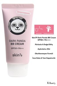 Skin79 Dark Panda Tüm Ciltler İçin BB Krem Açık Ton