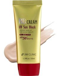 3W Clinic UV Sun Block Tüm Ciltler İçin BB Krem Açık Ton