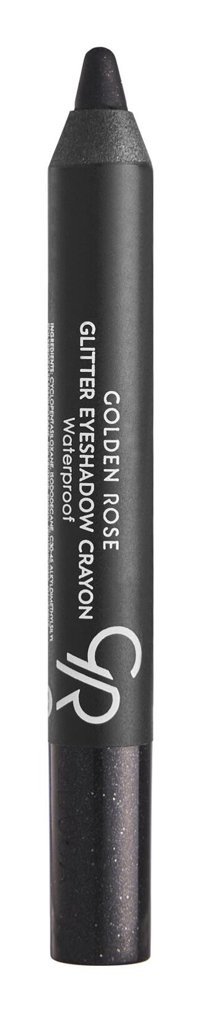 Golden Rose Crayon 51 Kalem Glitter Tekli Far Siyah