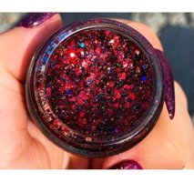 Hb Tasarım Jel Glitter Tekli Far Kırmızı