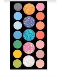 Hb Tasarım Toz Glitter Far Paleti Çok Renkli