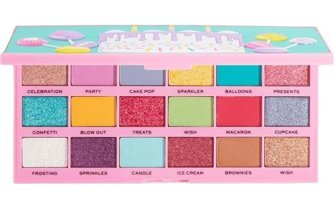 Revolution Tasty Birthday Cake No:01 Toz Mat-Glitter Far Paleti