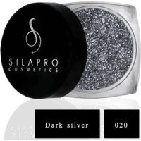 Silapro Cosmetics SP020 Jel Glitter Tekli Far Dark Silver