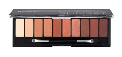 Flormar No:003 Sunset Toz Mat Far Paleti Çok Renkli