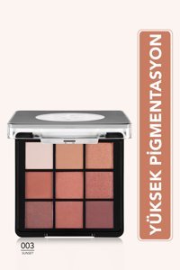 Flormar Eye Shadow Palette No:003 Krem Mat Far Paleti Sunset