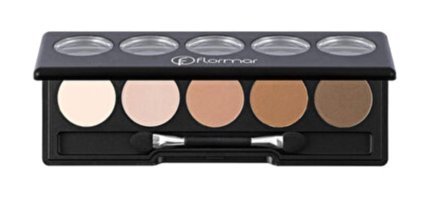 Flormar Color Eyeshadow Palette No:007 Toz Mat Far Paleti Nude Dudes