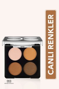 Flormar Color Eyeshadow Palette No:003 Toz Mat Far Paleti Bronze Goddess
