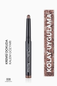 Flormar 008 Krem Mat Kalem Far Double Latte