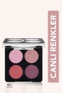 Flormar Color Eyeshadow Palette No:001 Toz Mat Far Paleti Rising Star
