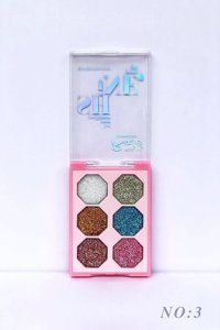 Roesia Rose Cosmetics Jel Glitter Far Paleti