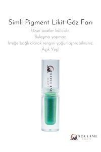 Soulame Beauty No:007 Likit Işıltılı Tekli Far Yeşil