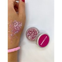 Hb Tasarım Jel Glitter Tekli Far Pembe