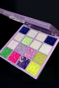 Gtir Beauty Toz Glitter Far Paleti Çok Renkli