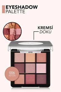 Flormar No:006 Toz Mat Far Paleti Felt Cute