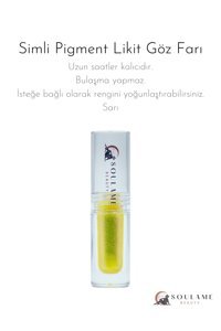 Soulame Beauty No:001 Likit Işıltılı Tekli Far Sarı