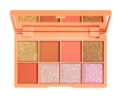 I Heart Revolutıon Mini Tasty Peach Toz Mat-Işıltılı Far Paleti Çok Renkli