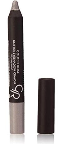 Golden Rose Crayon 52 Kalem Glitter Tekli Far Gümüş