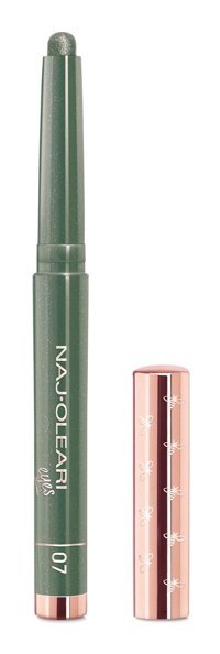 Naj Oleari Absolute Stay Velvet Green Stick Glitter Tekli Far