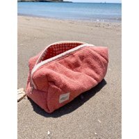 Girlsy Bags Narçiçeği Düz Peluş Makyaj Çantası