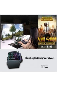HXSJ V100+ A869 Ergonomik Siyah Kablolu Klavye Mouse Seti