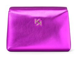 Kiko Milano Pembe Hologram Desenli Deri Makyaj Çantası