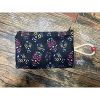 Street Bag Çok Renkli Afrika Motifli Desenli Tekstil Makyaj Çantası
