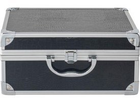 Bianca Bella BL-81744 Siyah Düz Metal Makyaj Çantası