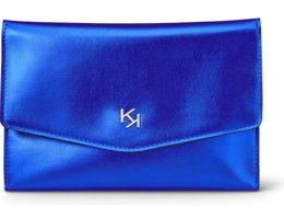 Kiko Milano Milano's Night Wonders Saks Mavisi Düz Saten Makyaj Çantası