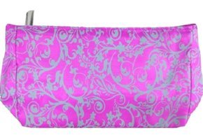 Max Factor Pembe Etnik Desenli Saten Makyaj Çantası