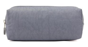 Kaff Gri Düz Krinkıl Makyaj Çantası
