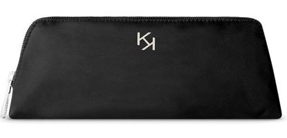 Kiko Milano Pencil Case Siyah Düz Naylon Makyaj Çantası
