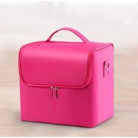 Sry Home Pembe Düz Tekstil Makyaj Çantası