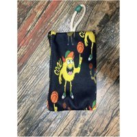 Street Bag Çok Renkli Grafiti Basketbol Desenli Tekstil Makyaj Çantası