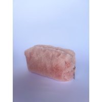 ‎Comfychic Pembe Düz Peluş Makyaj Çantası