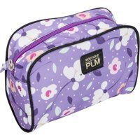 PLM Betty Lila Papatya Desenli Tekstil Makyaj Çantası