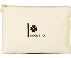 Tabby Design Clutch Krem Yonca Baskılı Tekstil Makyaj Çantası