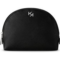 Kiko Milano Halfmoon Beauty Case Siyah Düz Naylon Makyaj Çantası